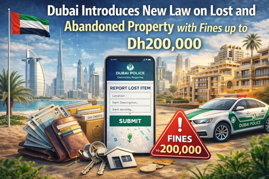 Dubai Announces Strict Law on Lost Property: Fines Reach Up to AED 200,000